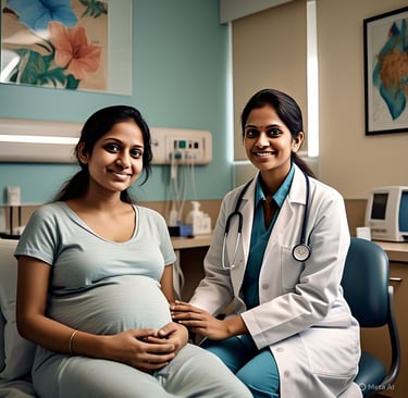 AHC Doctor with expecting mother