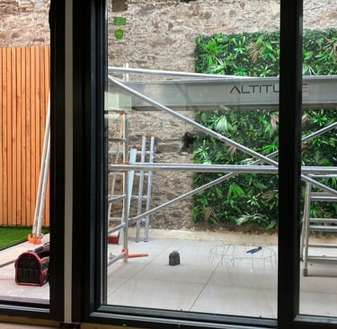 rénovation d'une terrasse intérieur