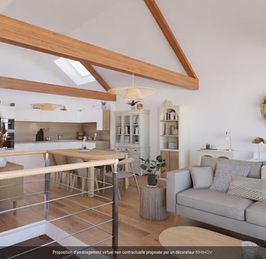 visuel d'un interieur cuisine apres agencement