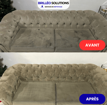 Nettoyage canapé Béziers