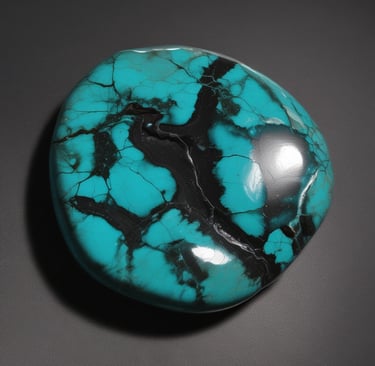 Galet Amazonite poli Madagascar