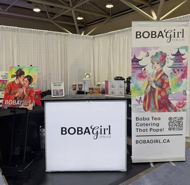 Boba Girl Bubble Tea pop up bar