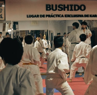 Clase de karate Shotokan