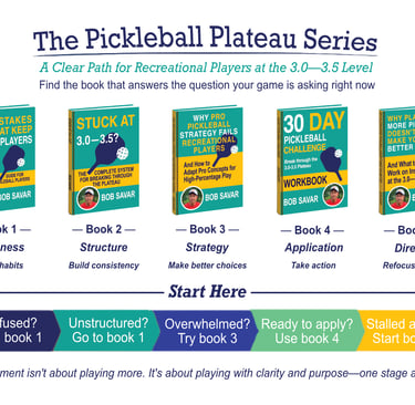 The Pickleball Plateau Series: A Clear Path for Recreational Players Stuck at 3.0–3.5
