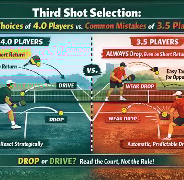 Third Shot Selection: The Smart Framework 4.0 Players Use (That Most 3.5s Miss)