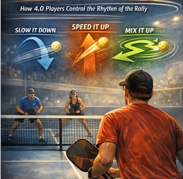 The Third Shot as a Tempo Shift: How 4.0 Players Control the Rhythm of the Rally
