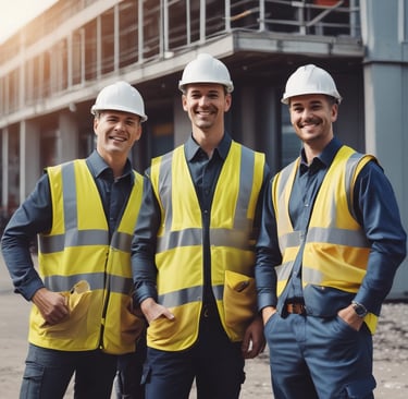 Team installing fire suppression system on commercial kitchen exhaust hood.