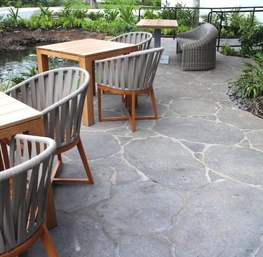 Basalt cafe flooring