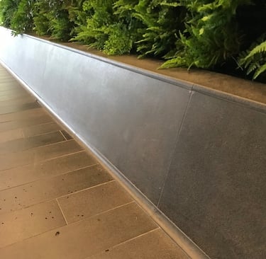 Custom basalt veneer