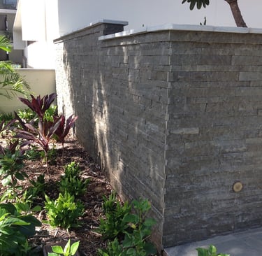 stone wall corner