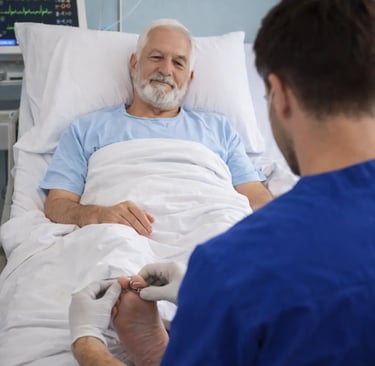 Podólogo a domicilio en Valencia se traslada a hospitales