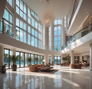 A stylish kitchen in a Fort Lauderdale residence featuring clean lines and premium finishes.