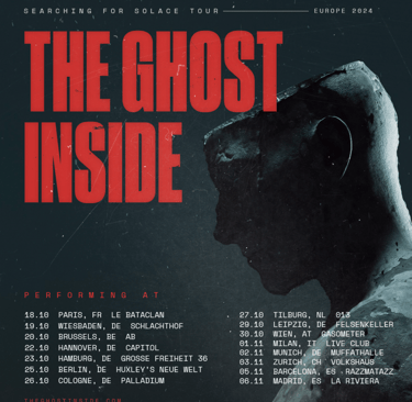 The Ghost Inside tour dates for europe