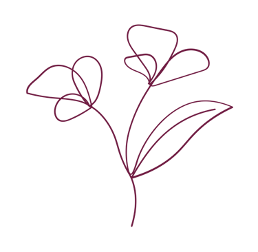 Abstrakte Blumenillustration