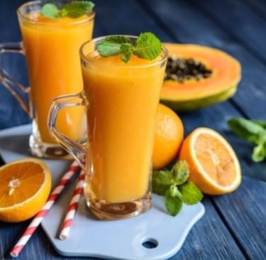Jugos Antigripales con Naranja