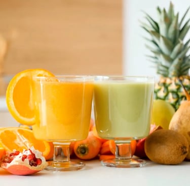 Jugo Antigripal de Piña con Miel