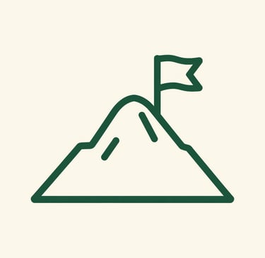 Mountain peak icon for Our Services section