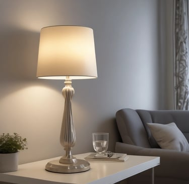 a red light from a ceiling