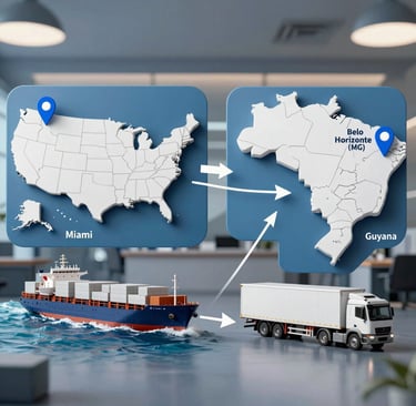 A professional office desk with a laptop, phone, and a cup of coffee, symbolizing business communication.