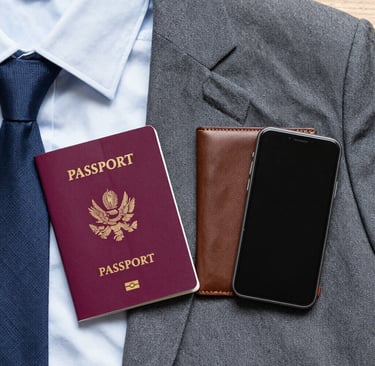 A personal concierge arranging bespoke travel details on a sleek laptop