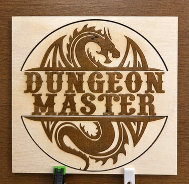 Dungeons and Dragons custom sign