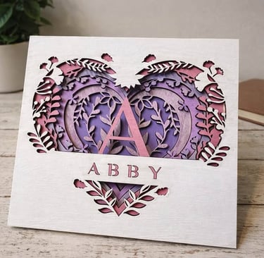 Custom Name Shadowbox