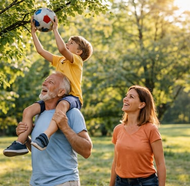 ein gesundes und glückliches leben in jedem alter