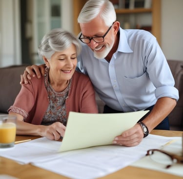 A man and a woman standing next to each other