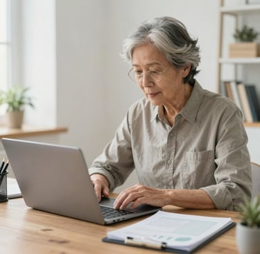 Retiree doing research to save money