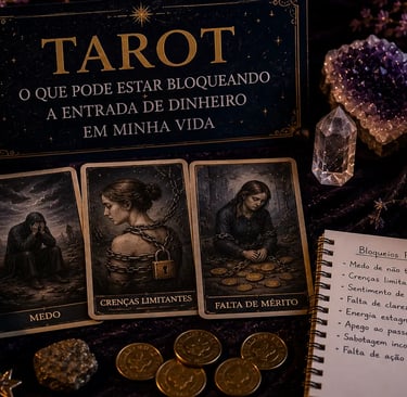 tarot online o que pode estar bloqueando entrada de dinheiro na sua vida