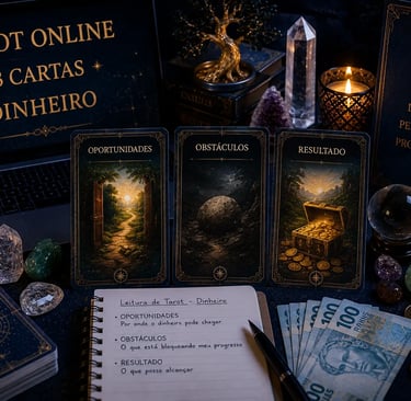 Tarot 3 cartas dinheiro consulta online grátis