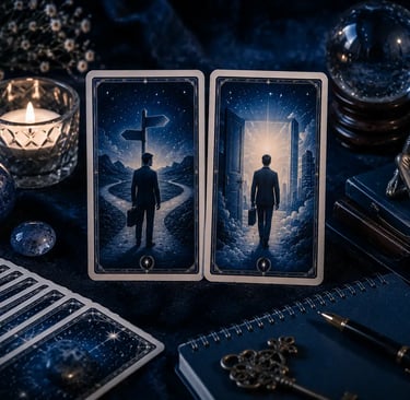 Tarot devo mudar de emprego: orientação estratégica para transição de carreira