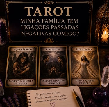 Tarot minha família tem ligações passadas negativa comigo consulta online