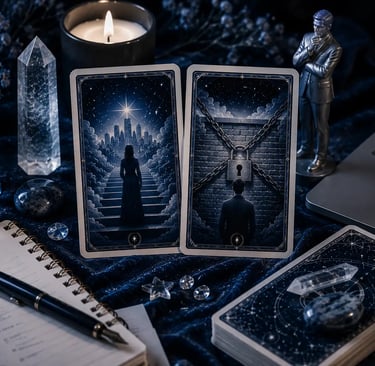 Tarot o que está impedindo meu crescimento profissional: reflexão sobre bloqueios na carreira