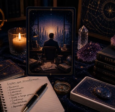 Tarot o que eu já deveria ter aprendido profissionalmente: lições e autodesenvolvimento