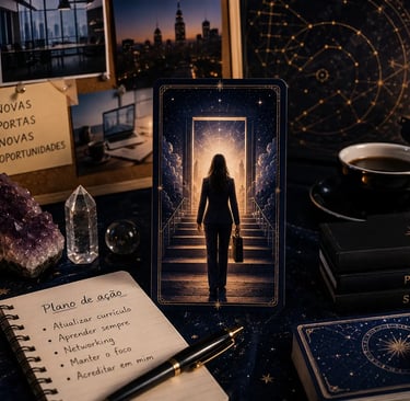 Tarot o que fazer para conseguir o emprego que desejo: estratégia de carreira e sucesso