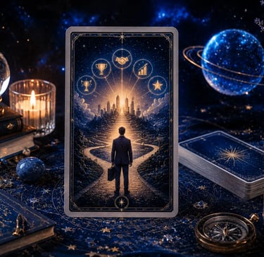 Tarot o que o futuro lhe reserva profissionalmente: insights e tendências de carreira