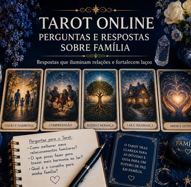 Tarot online perguntas e respostas sobre família