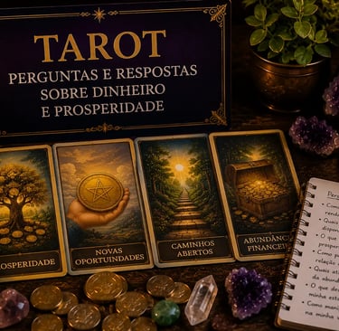 Tarot perguntas e respostas sobre dinheiro e prosperidade consulta online