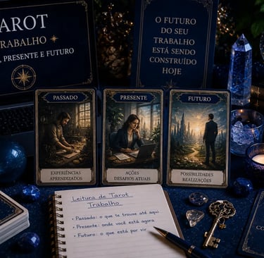 Consulta tarot online trabalho tiragem passado presente e futuro