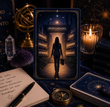 Tarot vou arrumar um emprego: orientação e estratégia para sua recolocação profissional