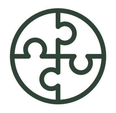 icono que simboliza la integración de las partes