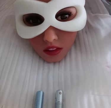 visage poupee silicone adulte taille reelle