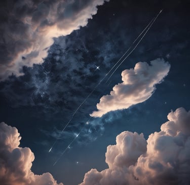 red blue and black abstract painting