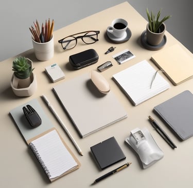 Professional team member assisting a client with product selections in a clean retail setting.