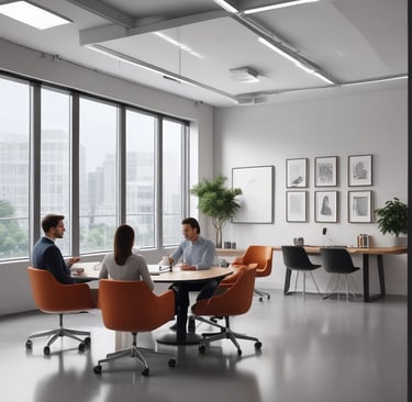 Bright living room with modern inventory