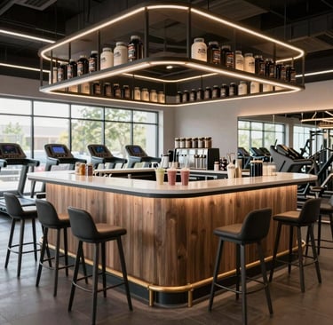 A display case filled with lots of food