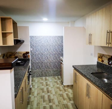 Cocina de dúplex en venta en Caldas Antioquia.