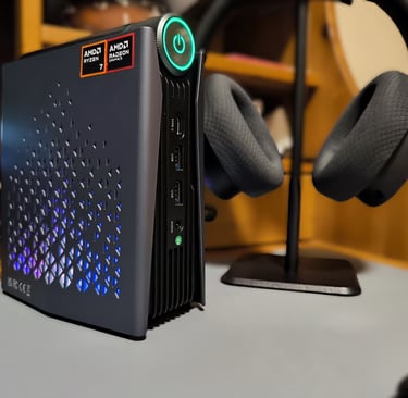 Análise do Acemagic S3A: Mini PC de alto desempenho com design minimalista tipo torre para setups