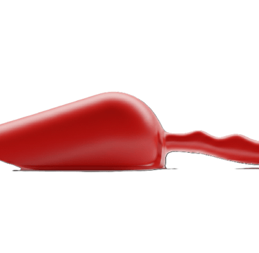 Red HACCP scoop for raw red meat. Color-coded anti-contamination system.